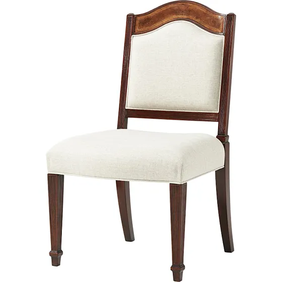 Wooden side chair by Theodore Alexander
