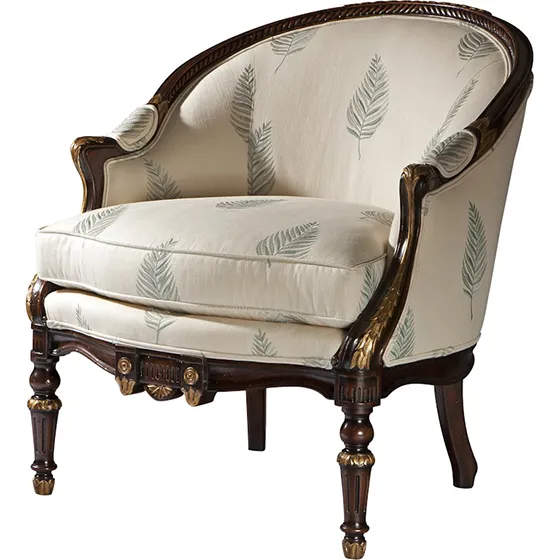 India Silk Bedroom Chair by Theodore Alexander